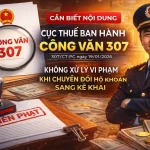 Tin Vui: Cục Thuế Cam Kết Không “Hồi Tố” Khi Hộ Kinh Doanh Chuyển Từ Khoán Sang Kê Khai Từ 01/01/2026