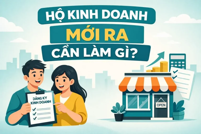 Hướng dẫn chi tiết cho hộ, cá nhân vừa ra kinh doanh