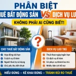 PHÂN BIỆT CHO THUÊ BẤT ĐỘNG SẢN VÀ DỊCH VỤ LƯU TRÚ