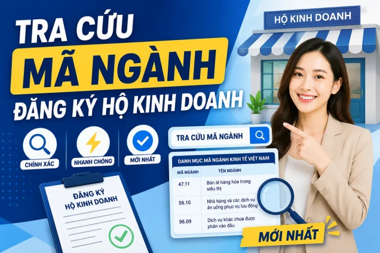 Tra cứu mã ngành đăng ký hộ kinh doanh chính xác, nhanh chóng mới nhất